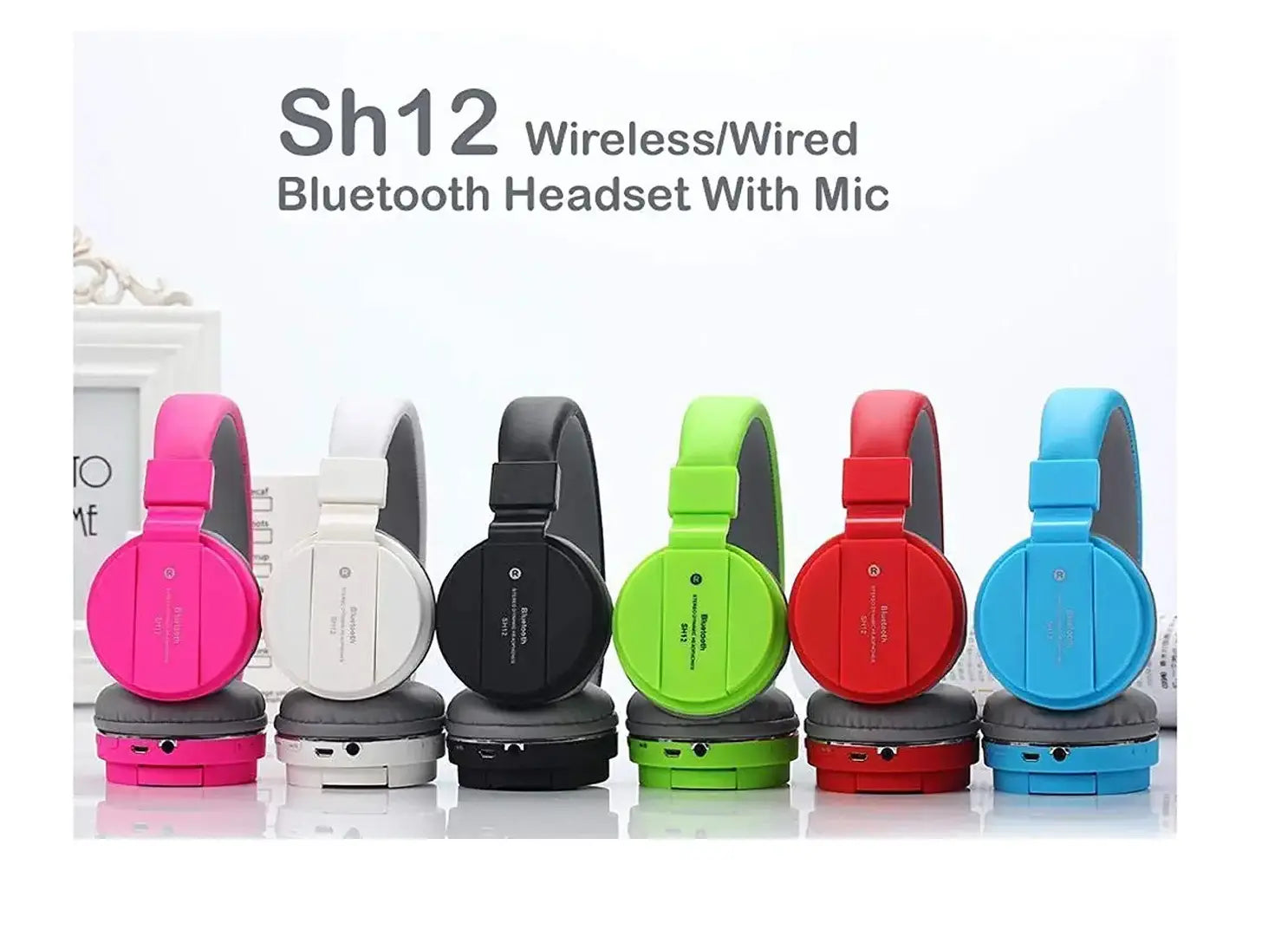 Stylish Multicoloured In-ear Bluetooth Wireless Headphones With Microphone