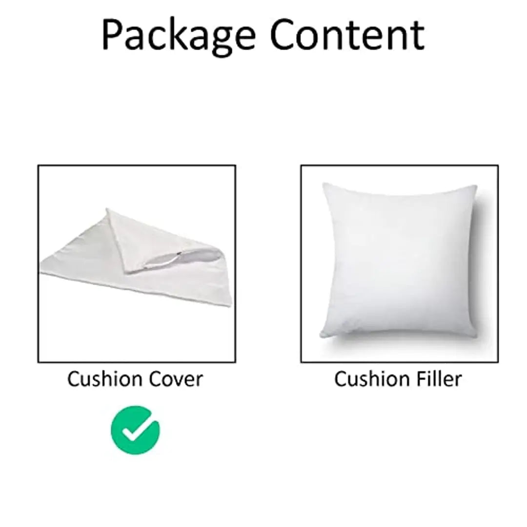 Designer Unicorn Printed Couple Cushion Cover with Filler, Mommy Daddy est 2022 12X12 inches Set of 2