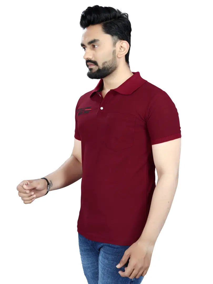 Stylish Fancy Polycotton Polos T-Shirts For Men