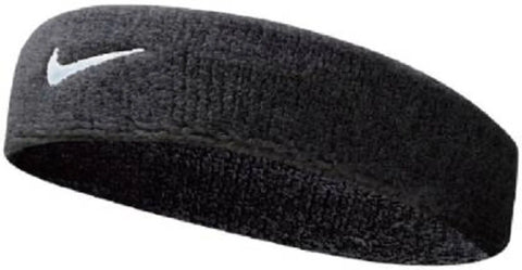 Sweatband for Workout/ Sports Fitness/Exercise/Training/Running/Yoga Head Band - Pack of 1 - Black