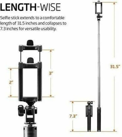 Selfie Stick For Mobile Tripod Set Of 1