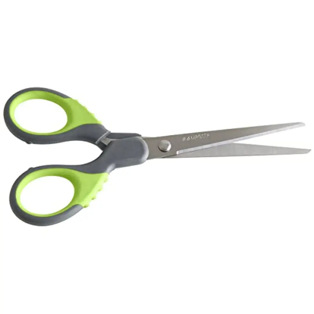 Nirosta Multipurpose Softgrip Kitchen Scissors, 17cm, Color Green & Grey