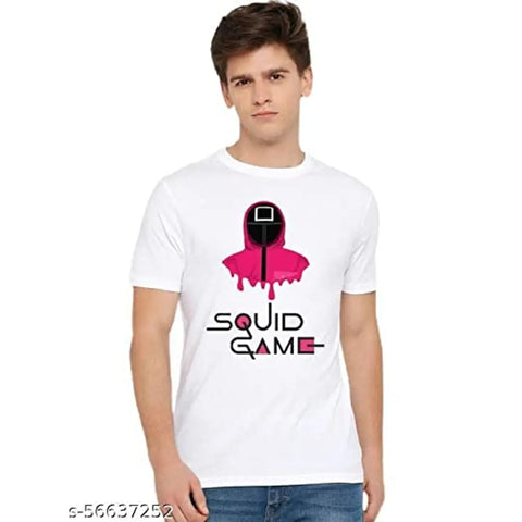 HAMERCOP BQF Printed Men Round Neck White T-Shirt