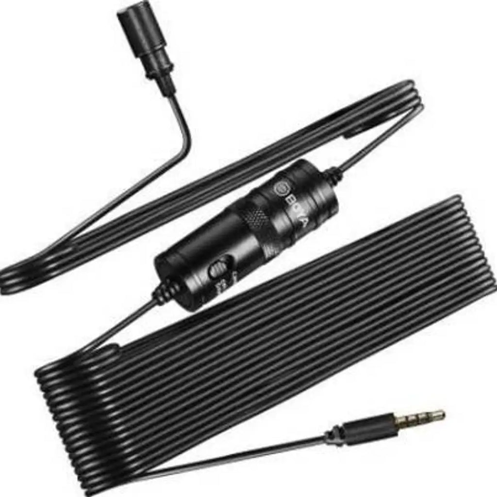 BOYA BY-M1 with Mount4 Omnidirectional Lavalier Condenser Microphone