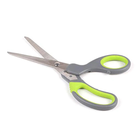 Nirosta Multipurpose Softgrip Kitchen Scissors, 19.5cm, Color Green & Grey