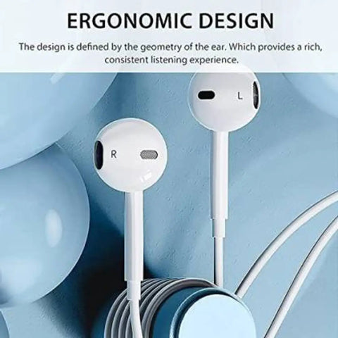 Lighting Earphones for iPhone Headphones in-Ear Wired Headset Wired Headset&nbsp;&nbsp;(Black, In the Ear)