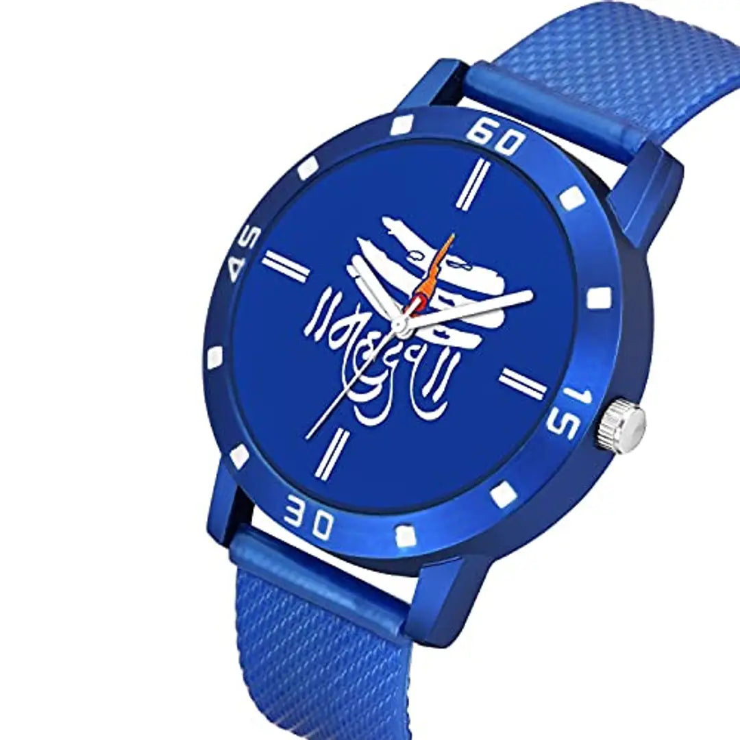 KJR_587-J_033 Pack of One Watch with Mahadev Bracelet