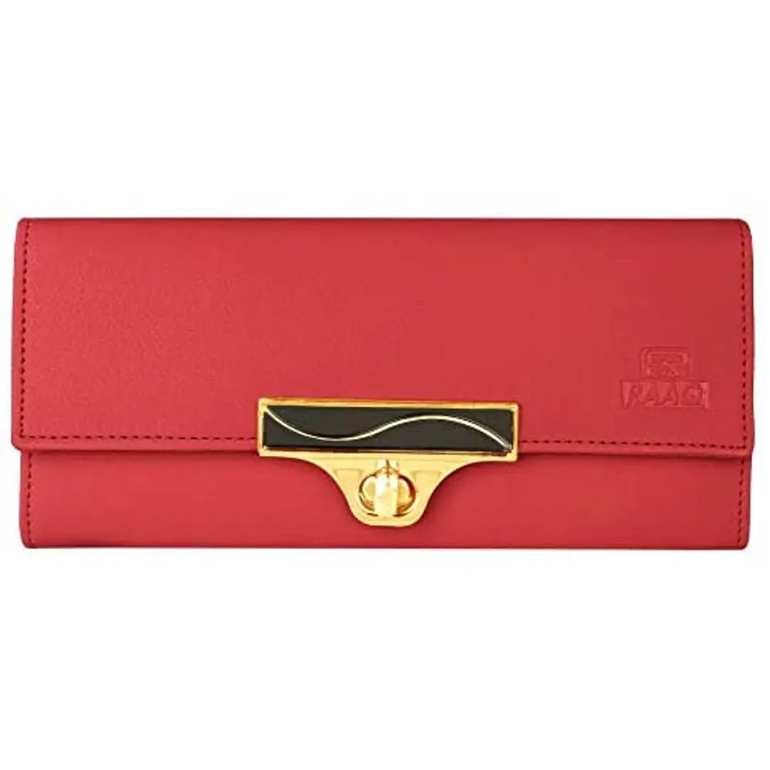 Women's Clutches Wallet Cum Mobile Purses Red