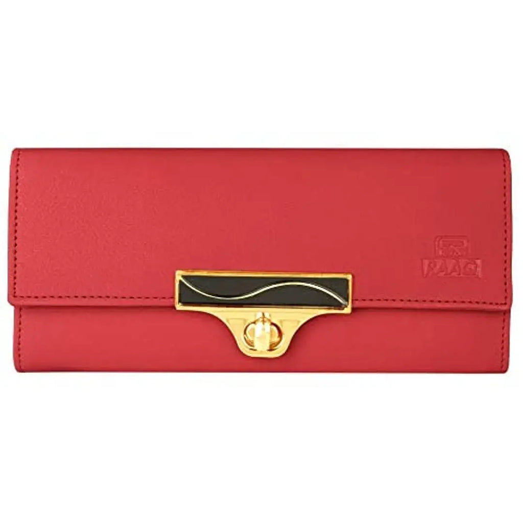 Women's Clutches Wallet Cum Mobile Purses Red
