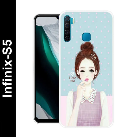 Designer Silicon Printed Mobile Covers For Infinix S5
