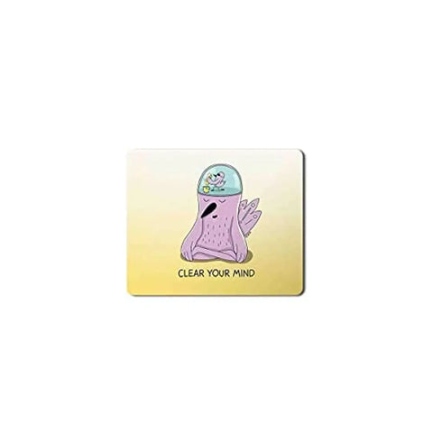 Corporate Mouse Pad|Clear Your Mind Print|Sublimated Mouse Pad|Anti - Slippery Mouse Pad|Mouse Pad for All Types of Mouse