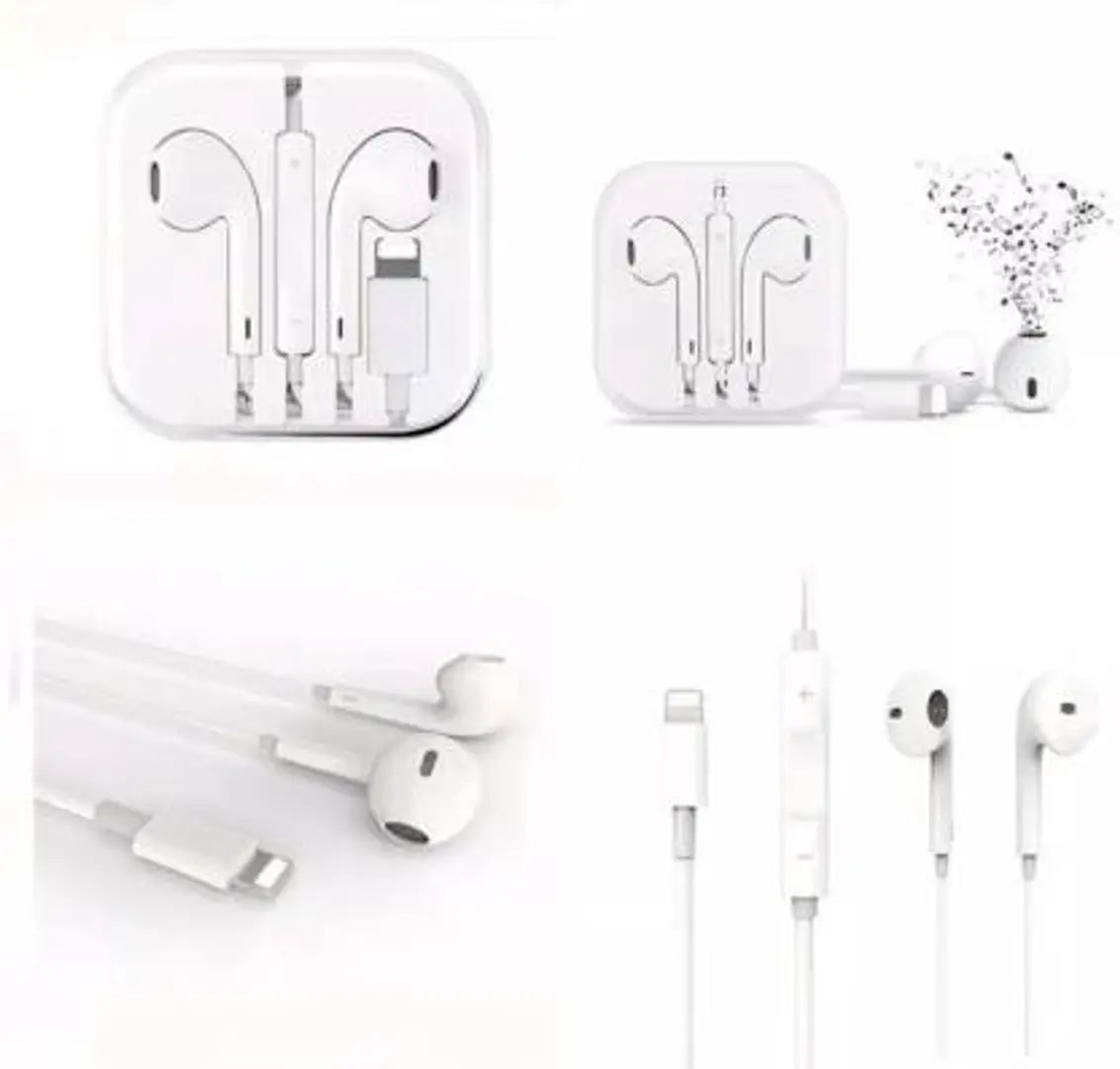 iPhone Earbuds Headset for iPhone 11/11Pro Max/X/XS Max/XR/8 Wired Headset&nbsp;&nbsp;(White, In the Ear)