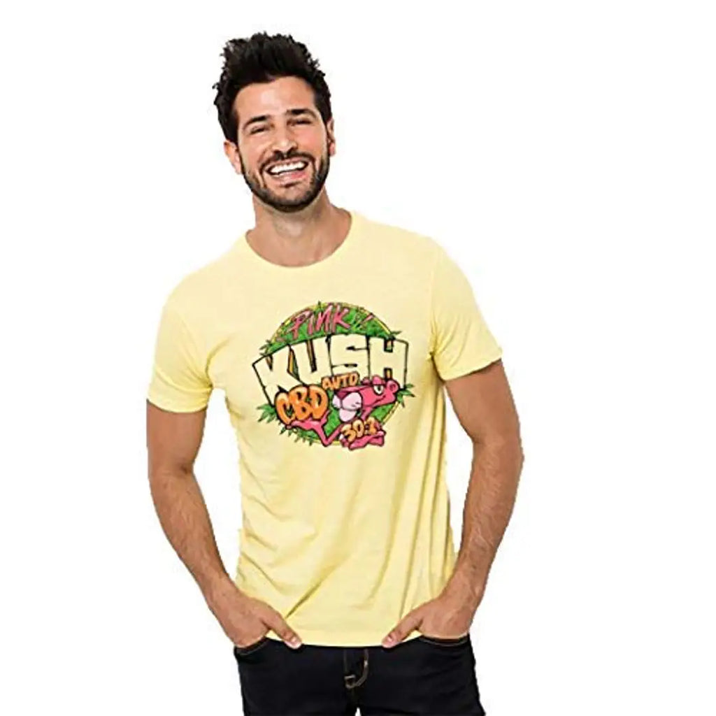 VLAM Unisex Cotton Blend Round Neck T-Shirts Yellow