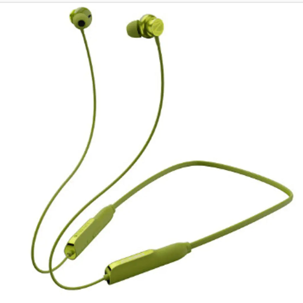 Stylish Green In-ear Bluetooth Wireless Headphones With Microphone