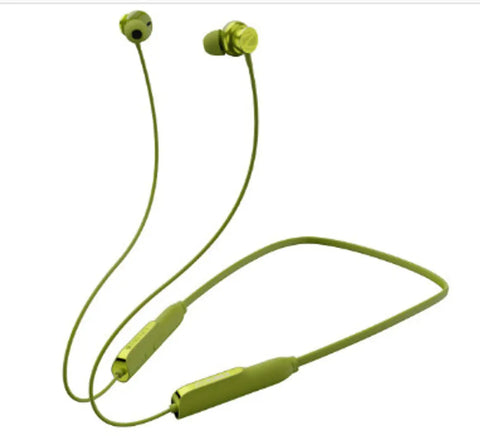 Stylish Green In-ear Bluetooth Wireless Headphones With Microphone